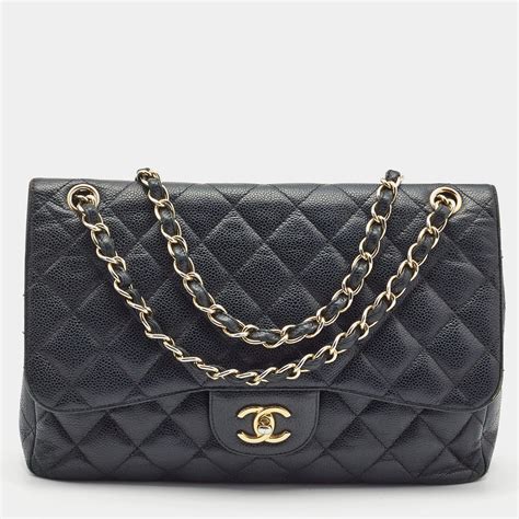 chanel caviar camera bag 2018|Chanel Black Quilted Caviar Medium Boy Bag Aged Gold .